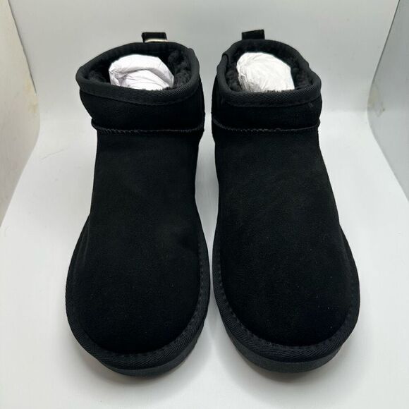 CUSHIONAIRE Women's pull on boot 8.5 BLACK NWT - Picture 2 of 7